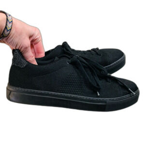 Greats Brooklyn Royale Men's Black Knit  Sneakers size 7